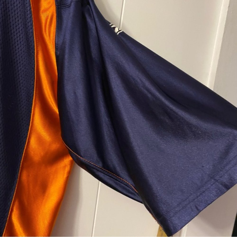 Reebok Denver Broncos Brian Dawkins Jersey 20 Football NFL Blue Orange Shirt - Picture 3 of 13